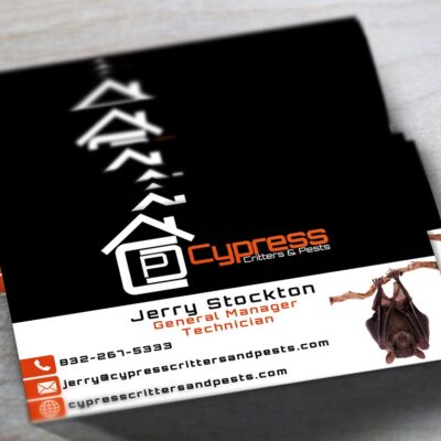 Pest Control Business Cards Cypress